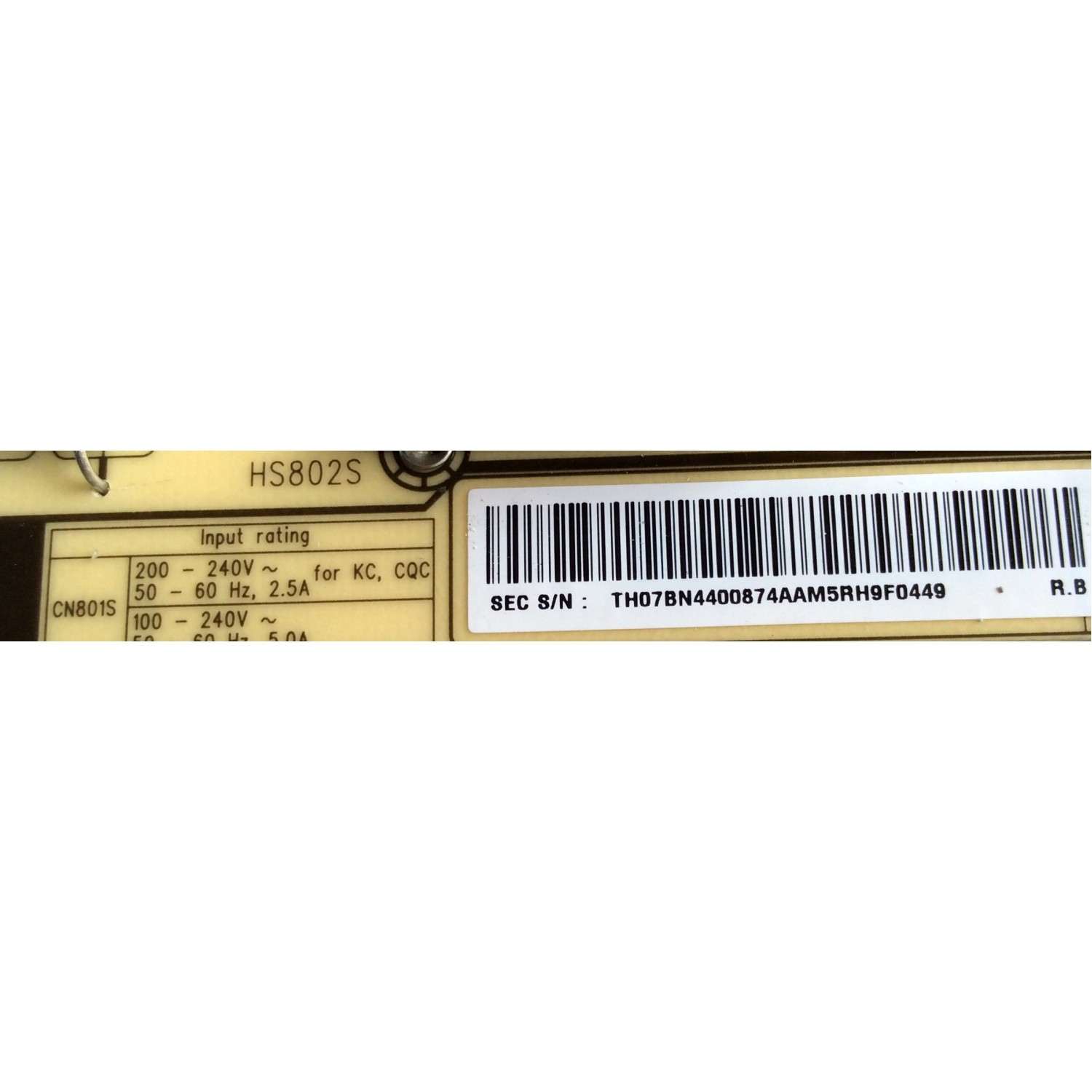 FUENTE DE PODER / SAMSUNG BN44-00874A / L75S5N_KHS / BN4400874A / HU10123-16084 / PANEL CY-GK070HGSV1H / MODELOS UN70KU6300FXZA / UN78KU7500FXZA / UN78KU750DFXZA / UN78KU7500FXZA  / UN70KU630DFXZA / UN75RU8000FXZA  - Imagen 5